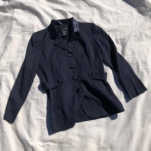 vintage navy blazer